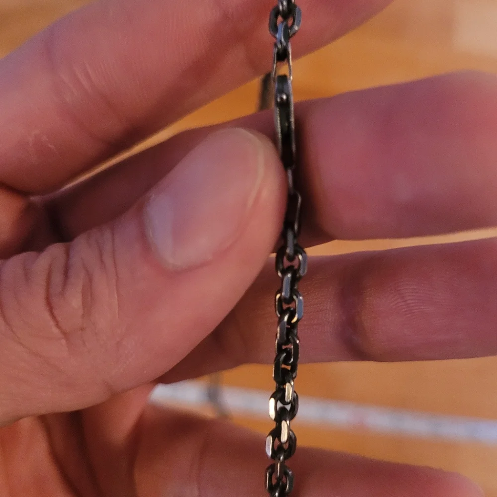 Sterling Silver Oxidized Heavy Chain